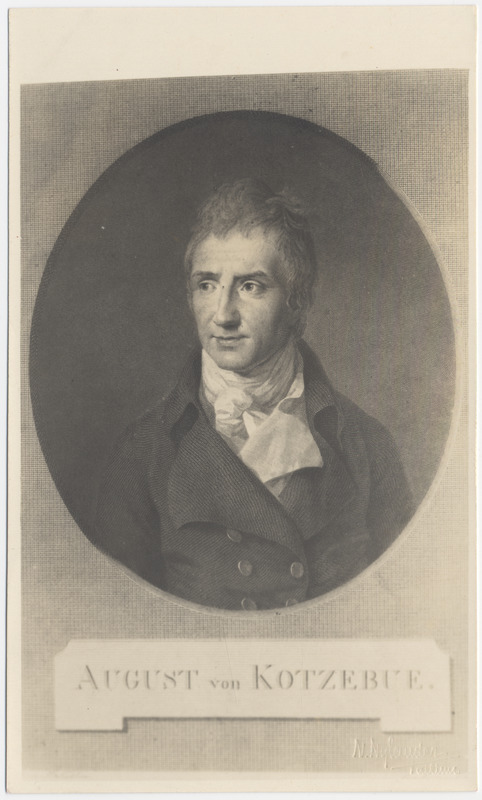 August von Kotzebue, repro
