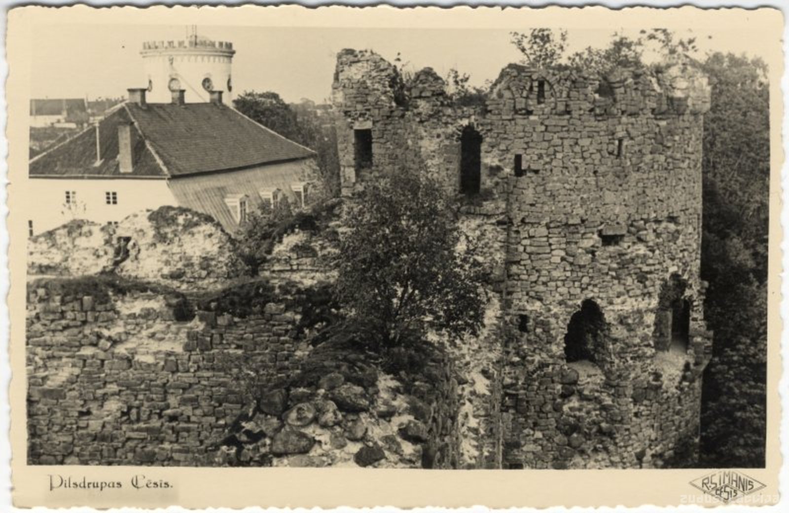 Cēsis. Pilsdrupas