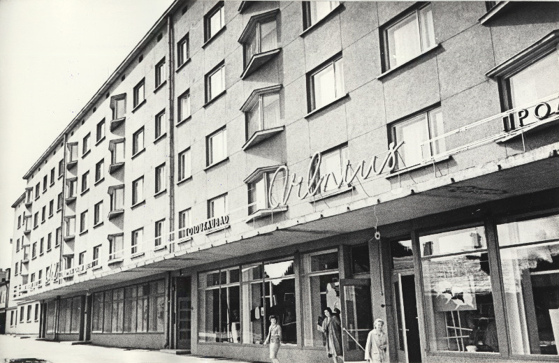 Kaupluse Vilnius välisvaade Kingissepa tänaval.