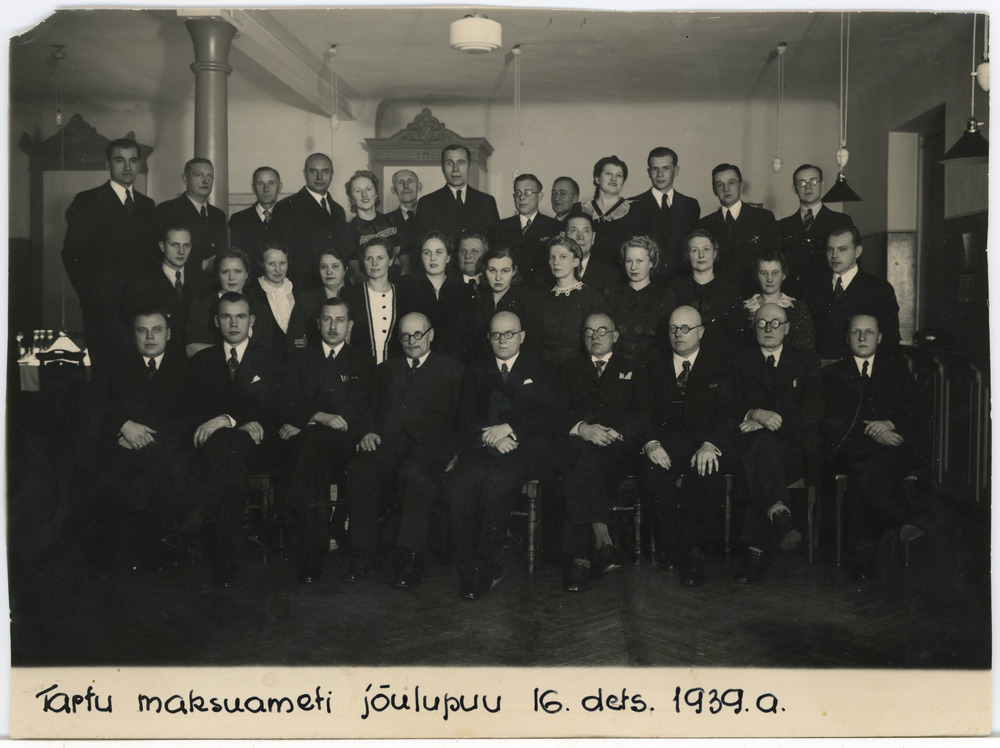 Tartu Maksuameti jõulupeo seltskond