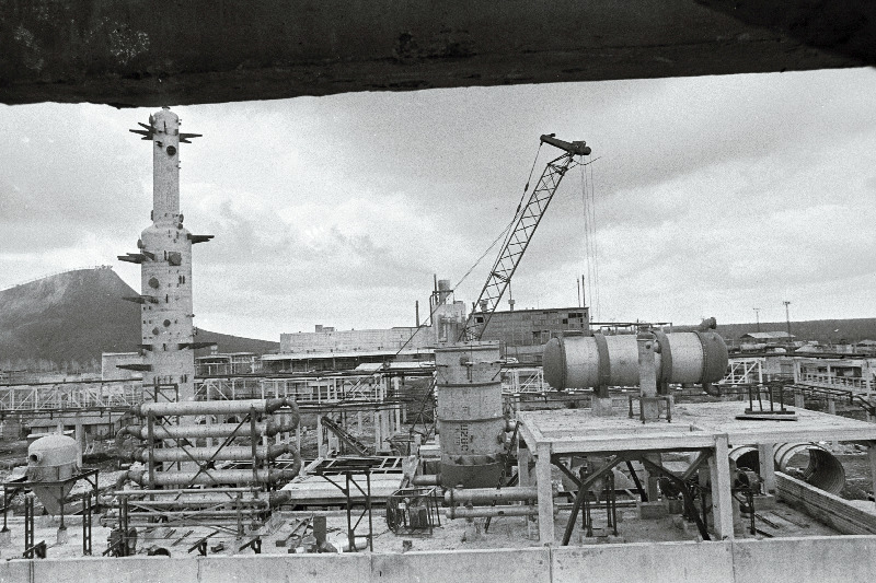 Kiviõli Põlevkivikeemia Kombinaadi formaliinitsehhi ehitustööd.