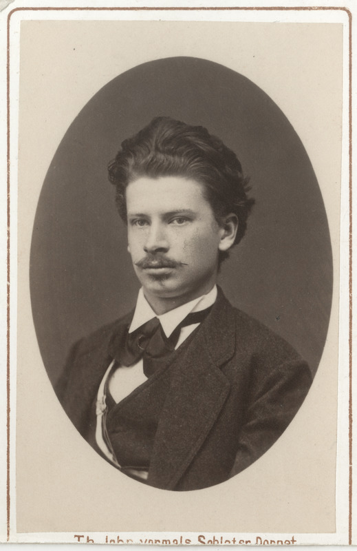 Korporatsioon "Estonia" liige parun Eugen Girard de Soucanton, portreefoto