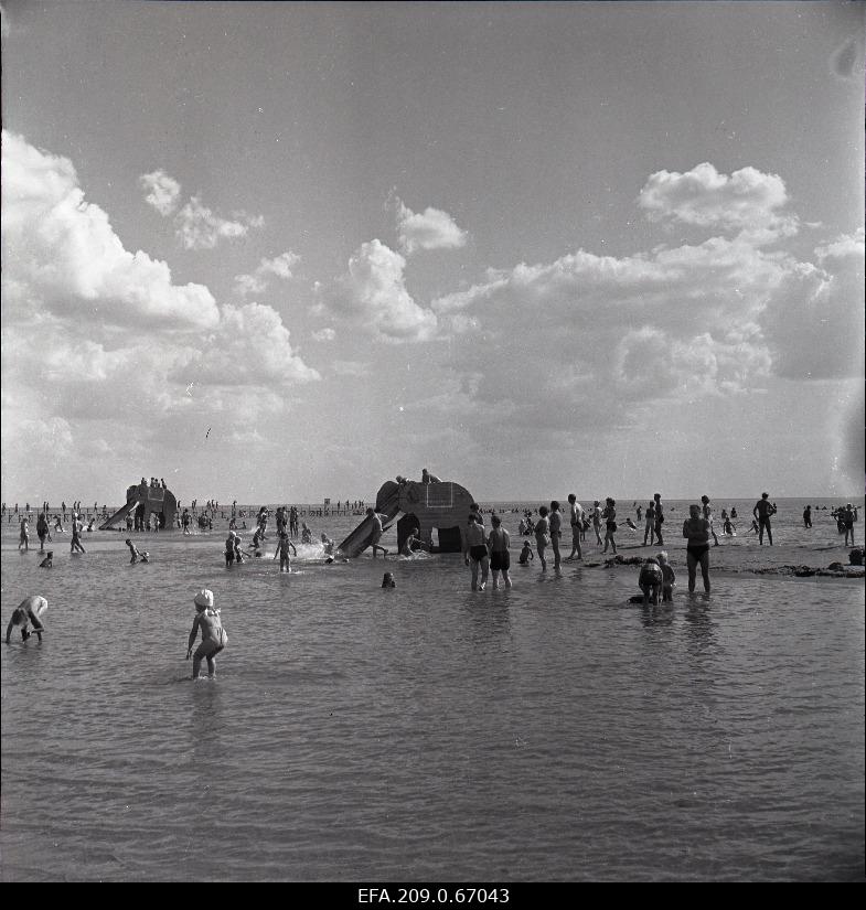 Vaade Pärnu rannale.