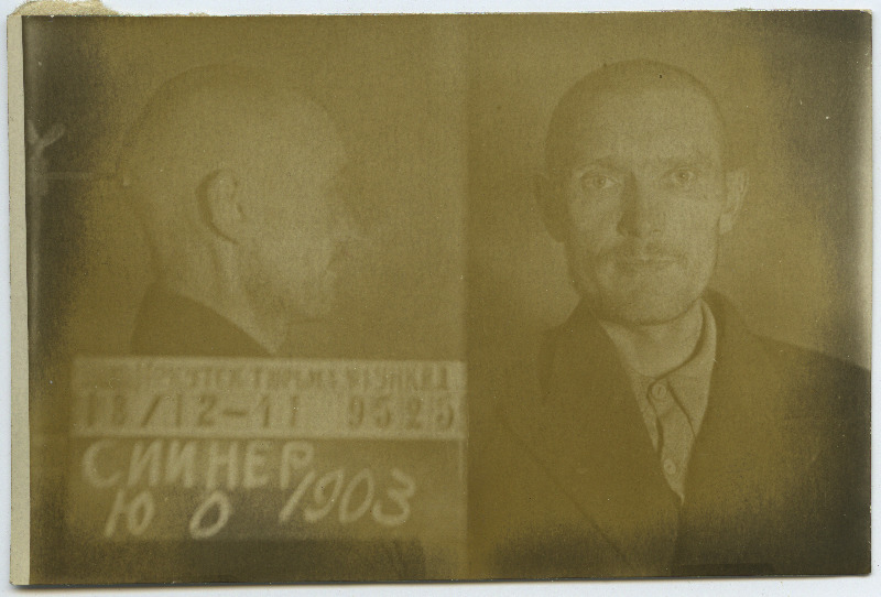 Siiner, Juhan Otto p. (s. 1903). Vangifoto uurimistoimikust.