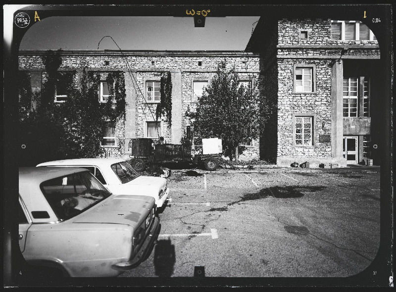 Tallinn, Peterburi tee 49. Tallinna autoremondi katsetehas (endine Leningradi mnt 49). Stereofotogramm-meetriline mõõdistamine.