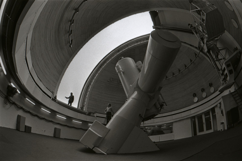 Eesti NSV TA Astrofüüsika ja Atmosfäärifüüsika Instituudi peegelteleskoop Tõravere observatooriumis.