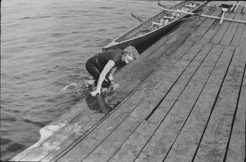 Sõudmine. Kevad Pärnu jahtklubis.