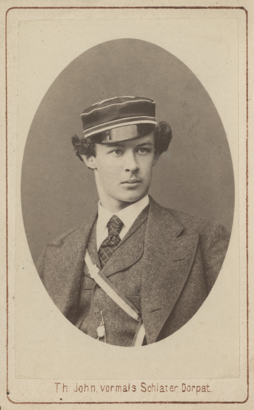 Korporatsioon "Estonia" liige Eduard von Samson-Himmelstjerna, portreefoto