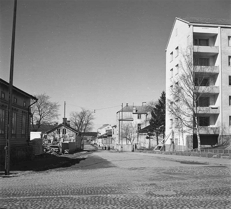 Heikkilänkatu Sofiankadulta kuvattuna.