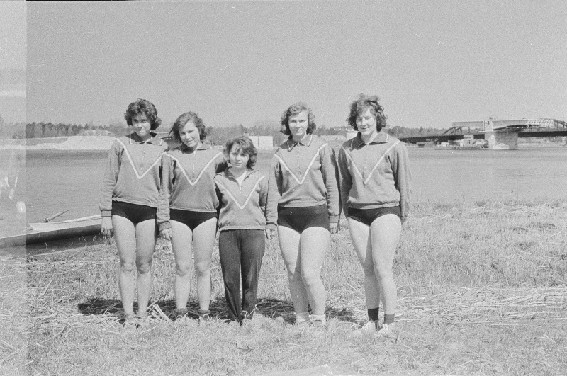 Riia, Vilniuse ja Tartu sõudjad Jurmalas.