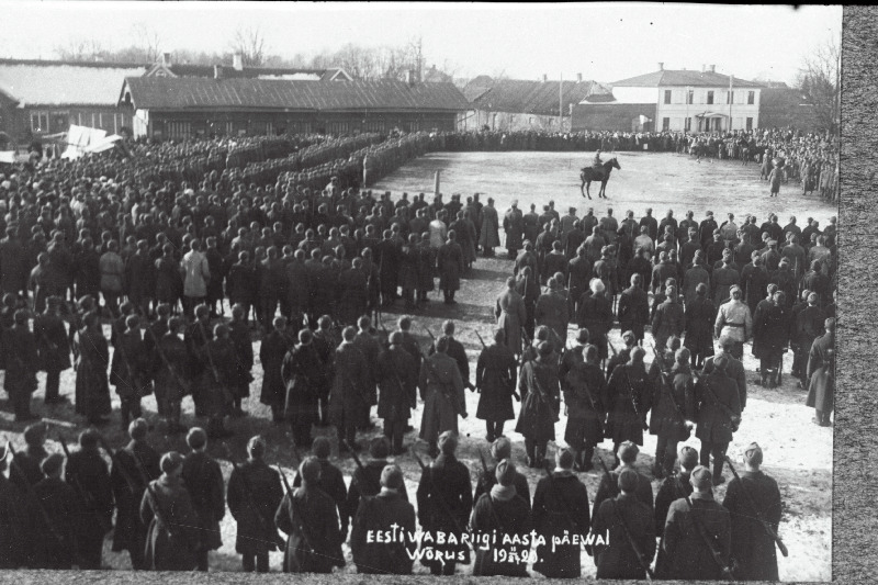 Eesti Vabariigi 2. aastapäeva paraad.