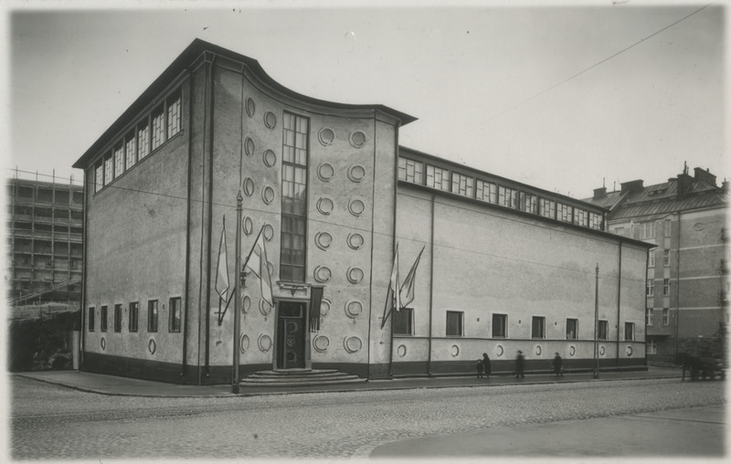 Helsingi Taidehalli hoone, kus 09.02.1929 avati Eesti kunsti näitus