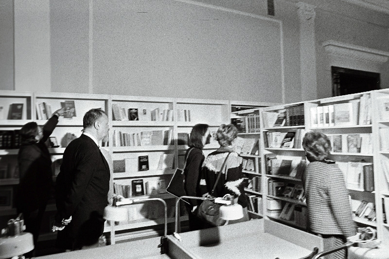 Eesti Rahvusraamatukogus avatud Austria valitsuse poolt kingitud raamatute näitus.