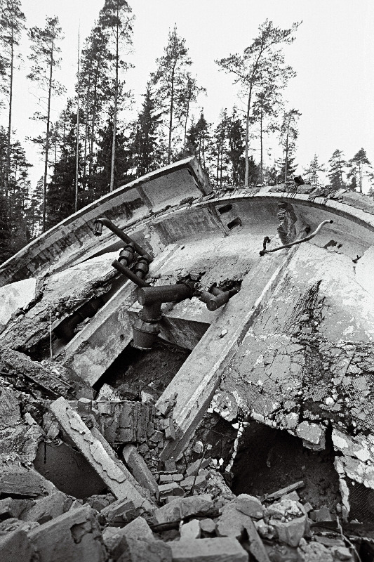 Mahajäetud raketibaas Uniküla-Kilingi metsas.