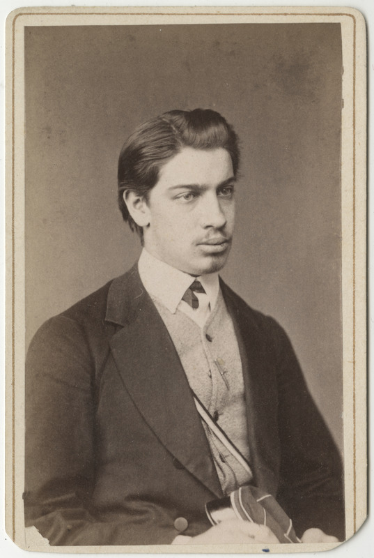 Korporatsioon "Estonia" liige Arthur Bätge, portreefoto