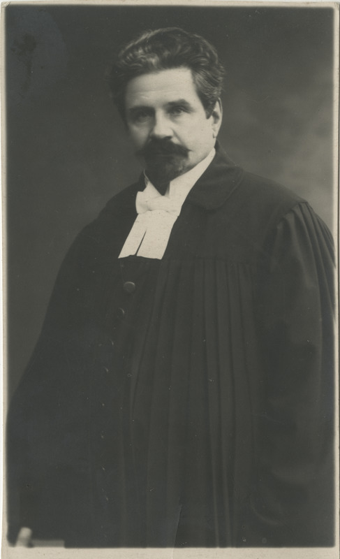 Pastor Wilhelm Grass, portreefoto