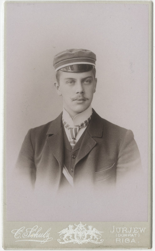 Korporatsioon "Estonia" liige Ralf Bätge, portreefoto