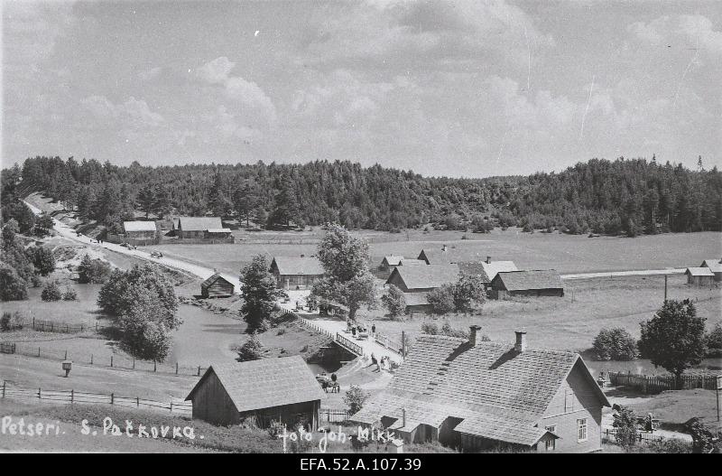 Vaade Suur-Patskovka külale Petseri lähedal.