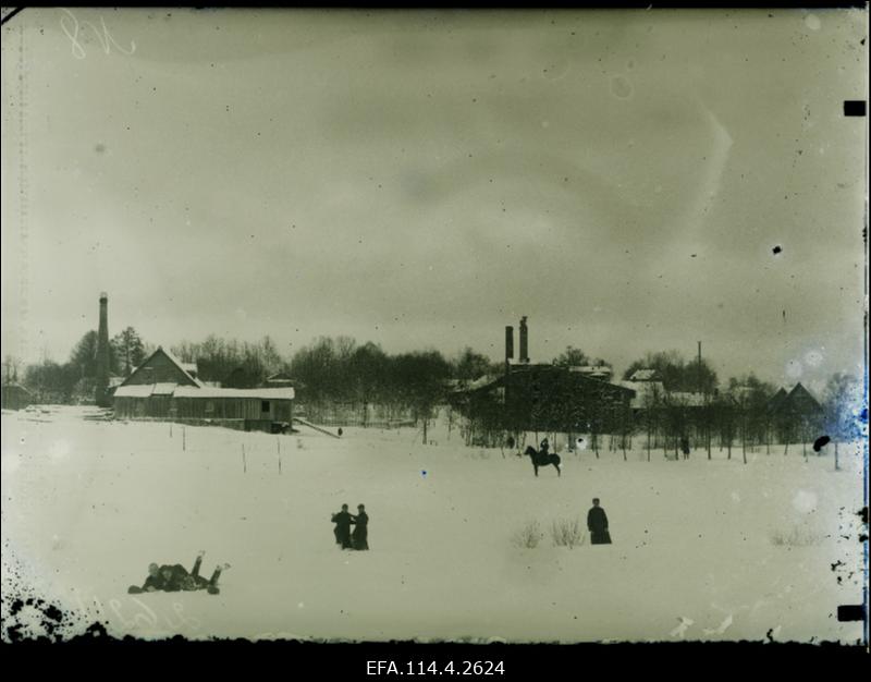 Vabadussõda. 2.Jalaväepolgu paiknemiskoht - Lipna (Liepna) mõis.