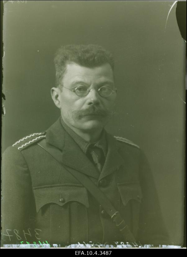Vabadussõda. Sisekaitse ülem kindralmajor Ernst Põdder.