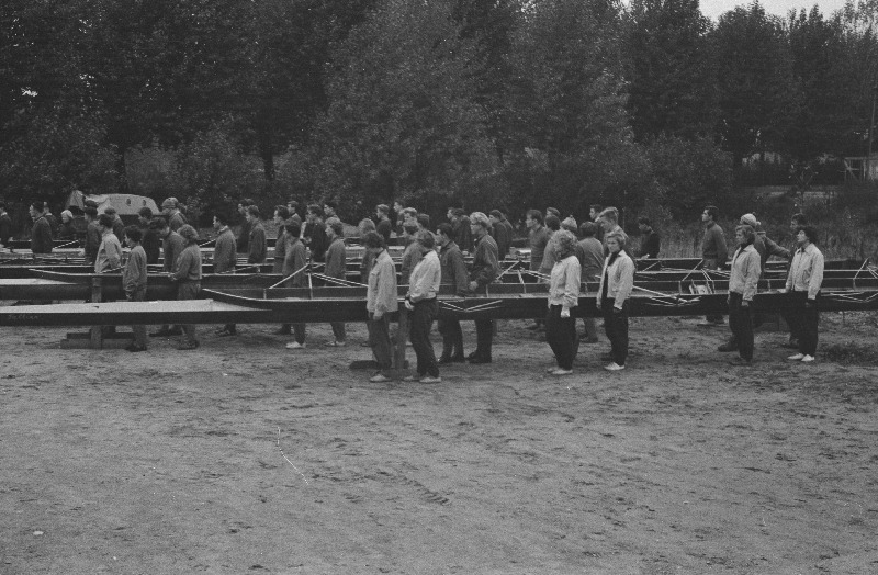 Sõudmise 8+ paatide sügisregatt Tartus.