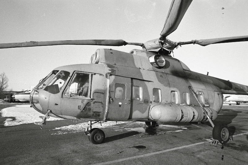 Riikliku lennusalga helikopter MI-8.