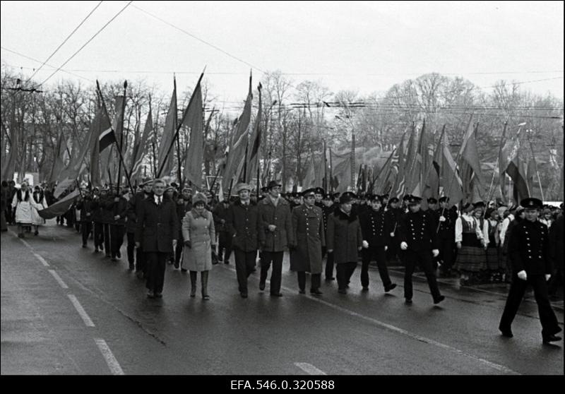 Oktoobridemonstratsioon.