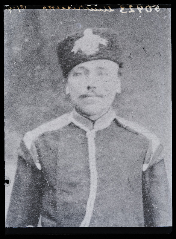 Tsaariarmee ratsaväelane, (26.06.1928 fotokoopia, tellija Müürissepp).