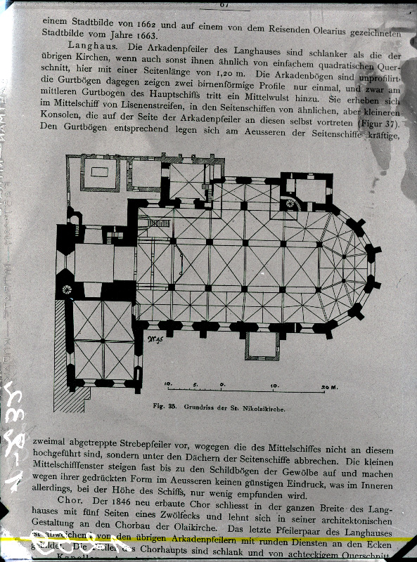 Niguliste kiriku põhiplaan.