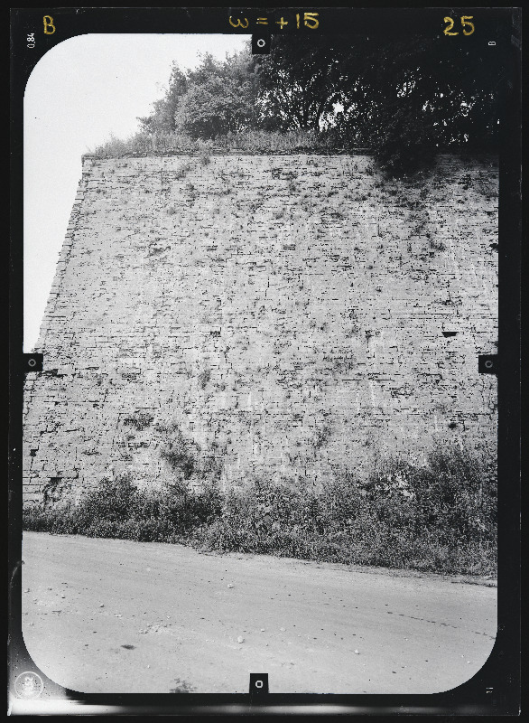 Narva linn. Bastionid. Narva linnakindlustused. Stereofotogramm-meetriline mõõdistamine.