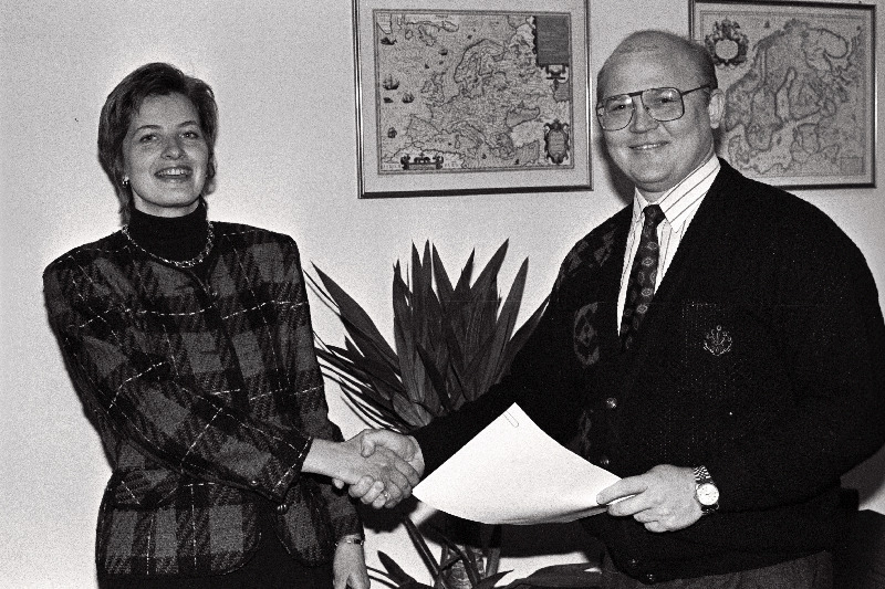 Urmas Arumäe, Reisibüroo Concordia direktor Hedi Kull.