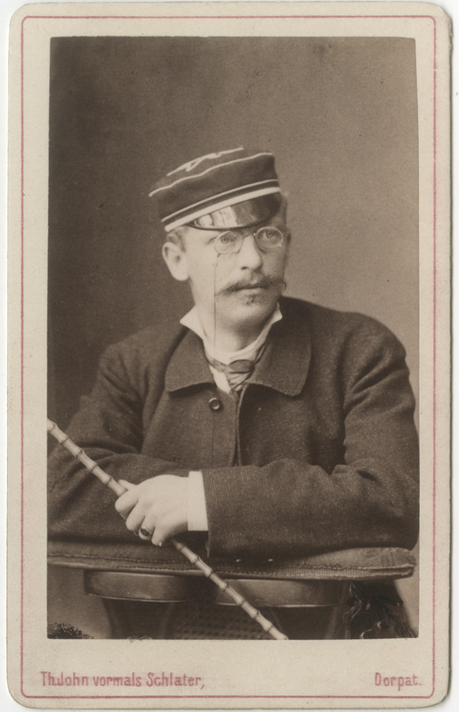 Korporatsioon "Estonia" liige Ernst von Rennenkampff, portreefoto