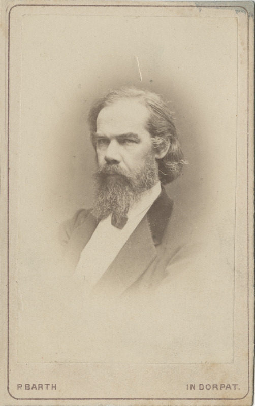 Tartu Ülikooli professor Ernst Andreas Reissner, portreefoto