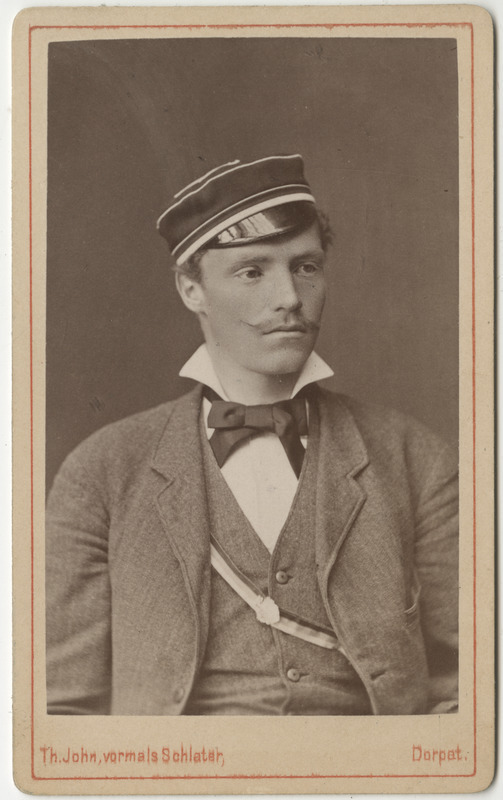 Korporatsioon "Estonia" liige Ulrich von Bremen, portreefoto