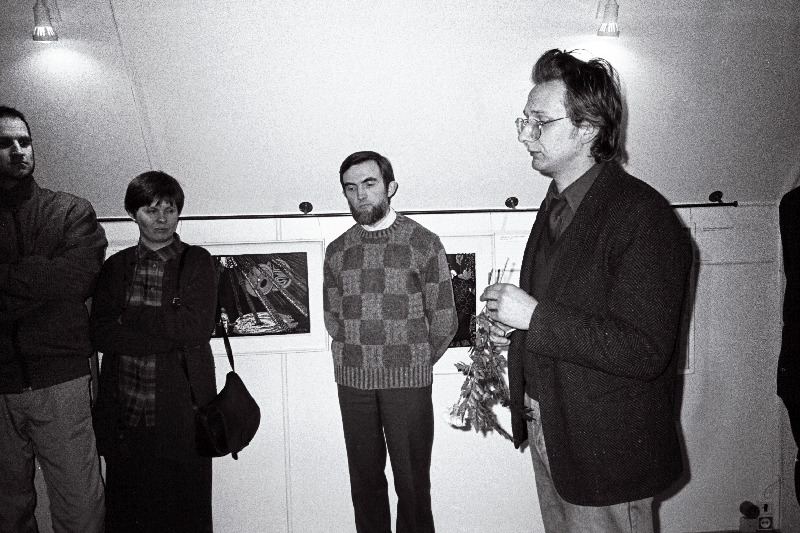 Siim Kärneri ja Raivo Kolka näituse avamine.