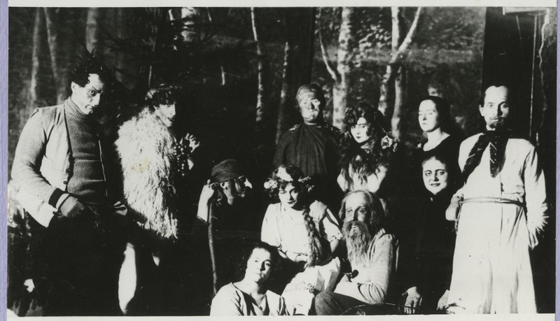 Tartu ülikooli Vene Üliõpilaste Seltsi näitegruppi heategevusetendus "Faun" Bürgermusse majas 1923. aasta oktoobris