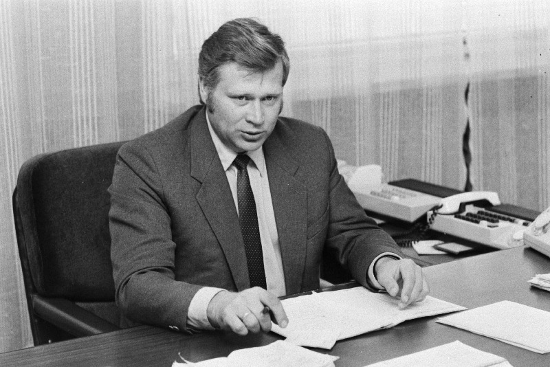 Tootmiskoondise "Vasar" peadirektor, propagandist Ants Viigisalu.