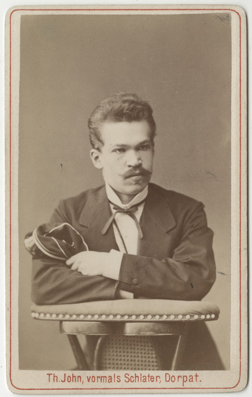 Korporatsioon "Estonia" liige Alexander Paulsen, portreefoto