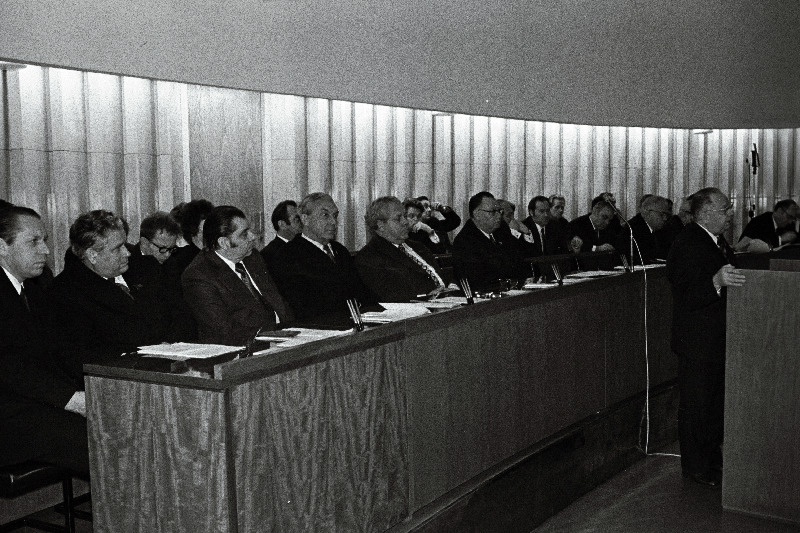 Vaade saali vabariikliku partei- ja majandusaktiivi ajal.