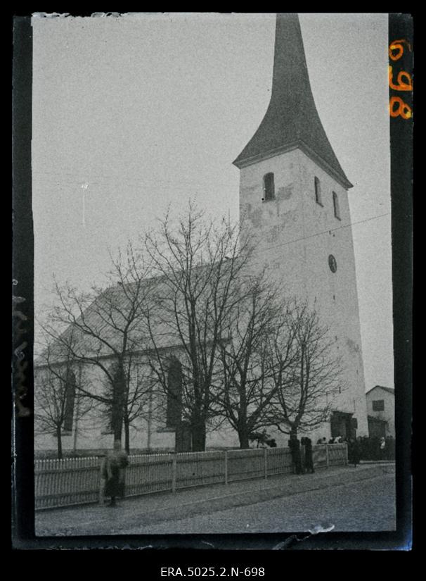 Rakvere kirik. Vaade kirikule Pikalt tänavalt