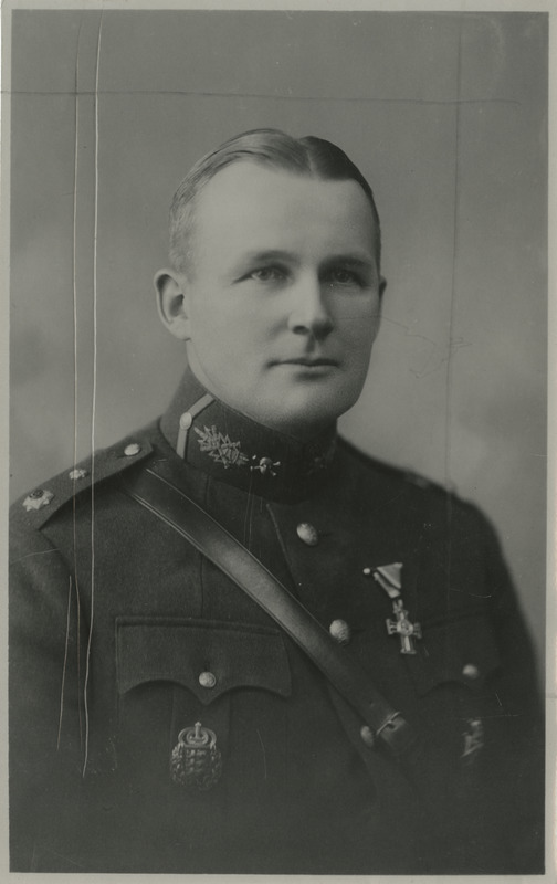 Peeter Asmus, kolonel-leitnant, eesti kaitseliidu tegelane, portreefoto