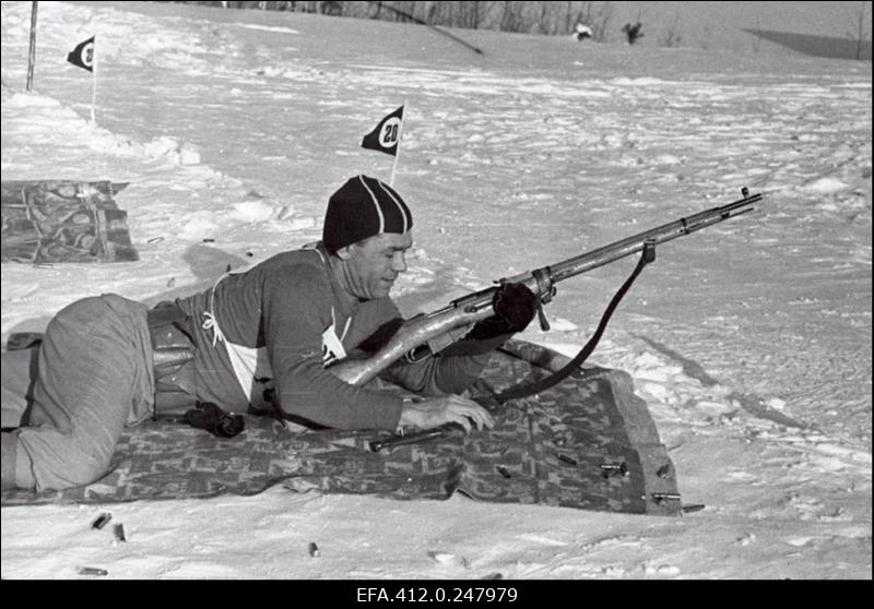 NSV Liidu suusatamise meistrivõistluste ajal Otepääl.