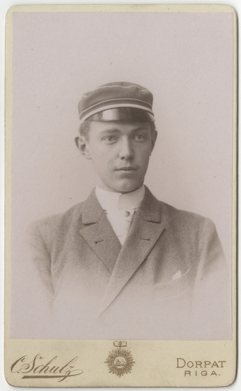 Korporatsioon "Estonia" liige Karl von Rennenkampff, portreefoto