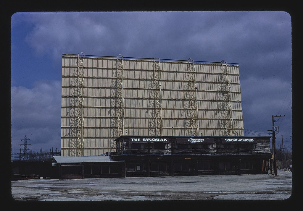 Kerastes Drive-in Theater, Sinorak Smorg, Bloomington, Illinois (LOC)