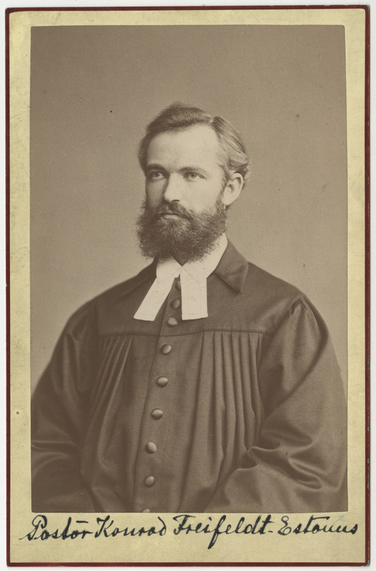 Korporatsioon "Estonia" vilistlane Konrad Freifeldt, portreefoto