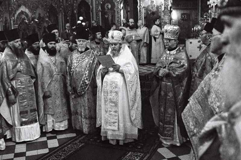 Korniliuse piiskopiks pühitsemine Aleksander Nevski katedraalis.