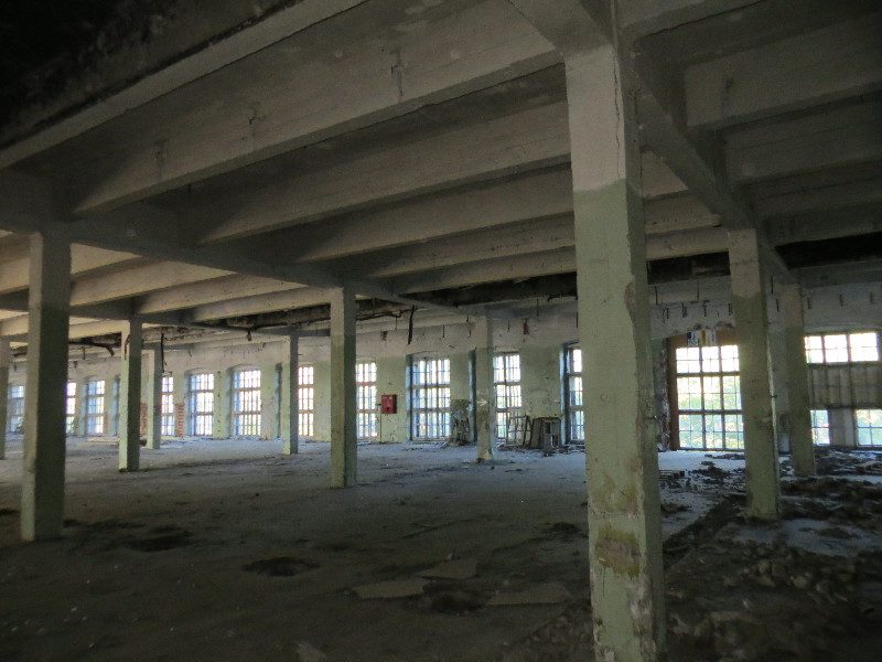 Balti Manufaktuuri ajalooline tööstushoone. Sisevaade.