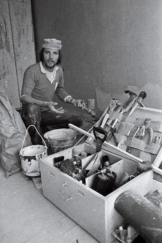 1977. aasta parim noor maaler Arvi Paalberg.