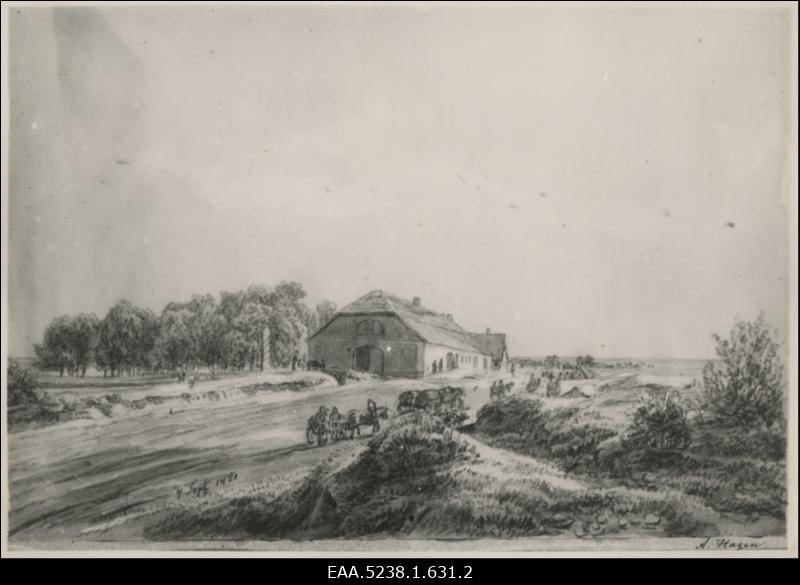 Kõrtsihoone (1851), koopia joonistusest