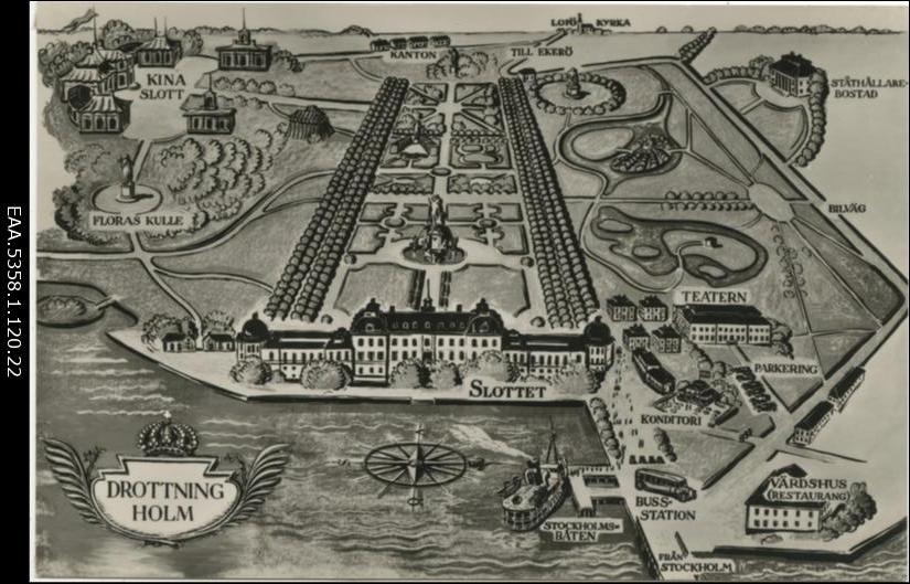 Drottningholmi kaart